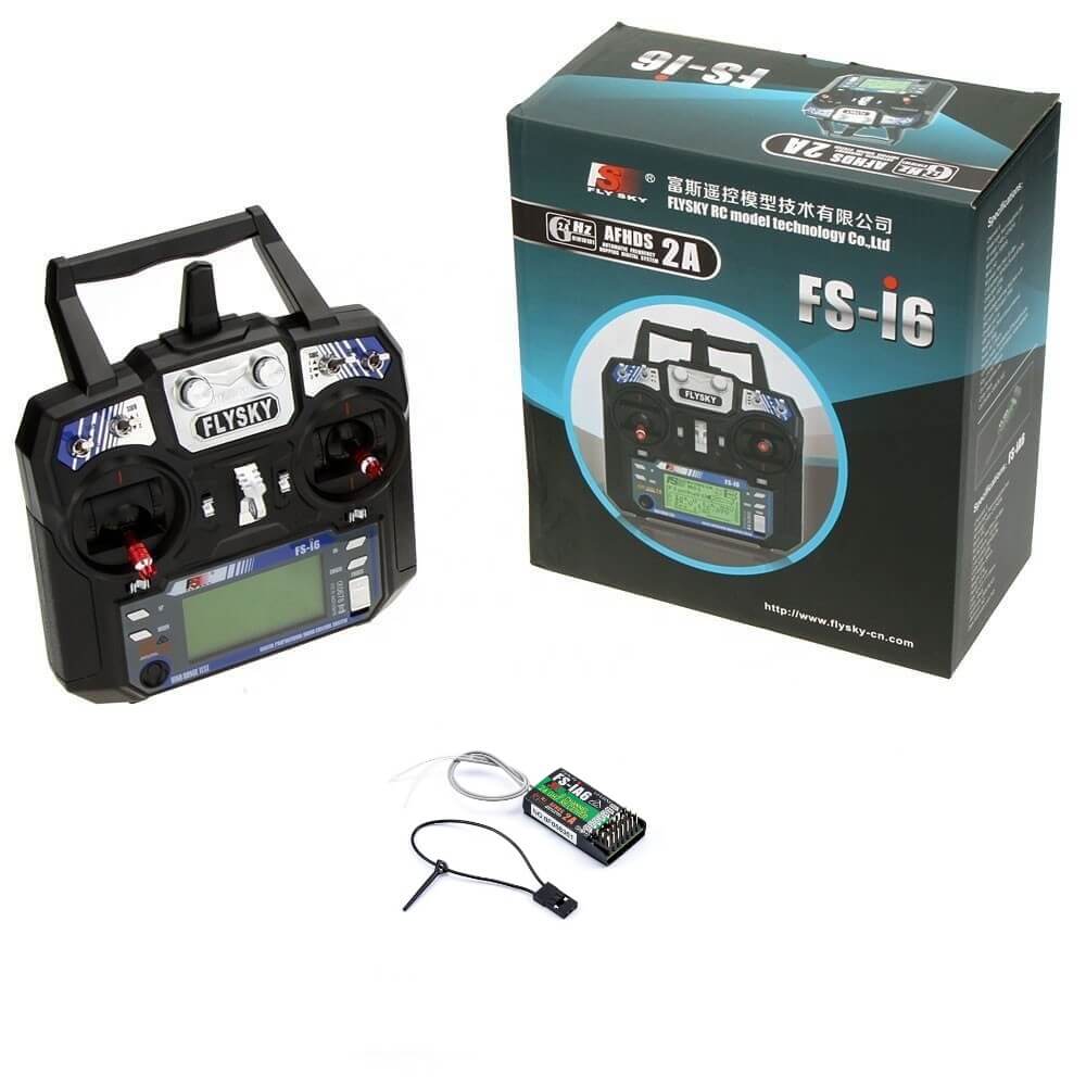 Flysky FS-i6 Radio 6 Channels Transmitter with Receiver