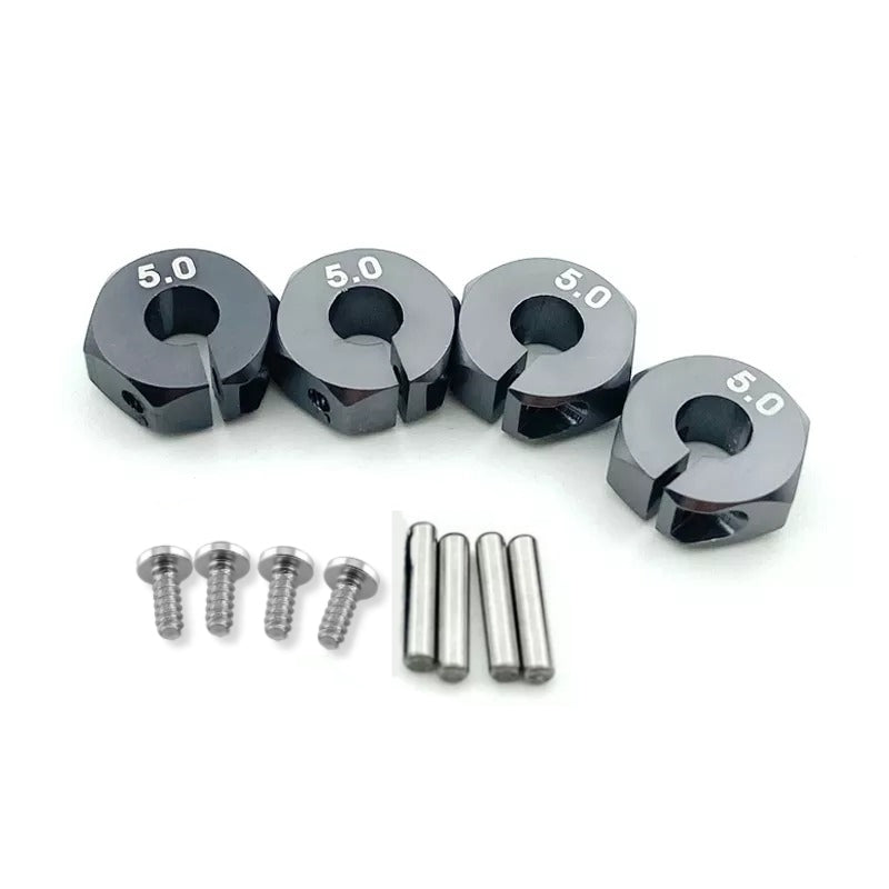 4x Aluminium 12mm Wheel Hex Nuts for 1/10 RC Cars