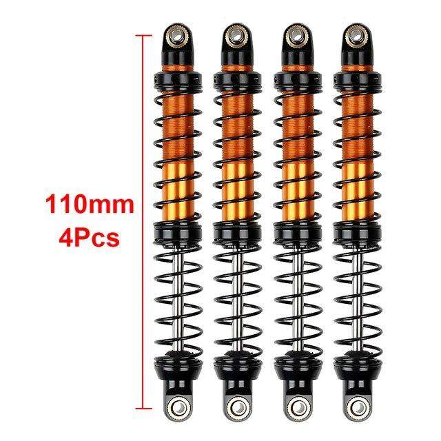 4pcs RC Rock Crawler Metal Shock Absorbers-