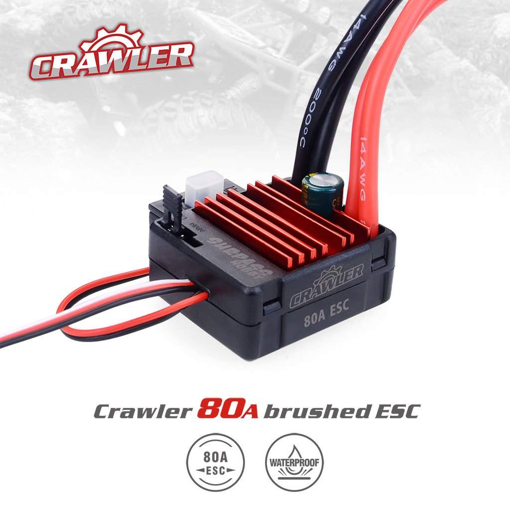 Surpass Hobby Waterproof Brushed 80A ESC-