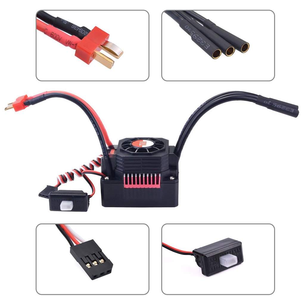 Surpass Hobby Waterproof Brushless 80A ESC-