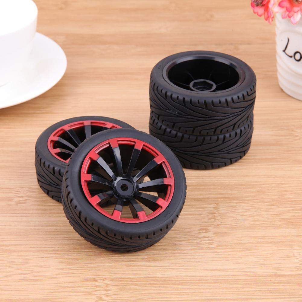4Pcs Flat Racing Tires-