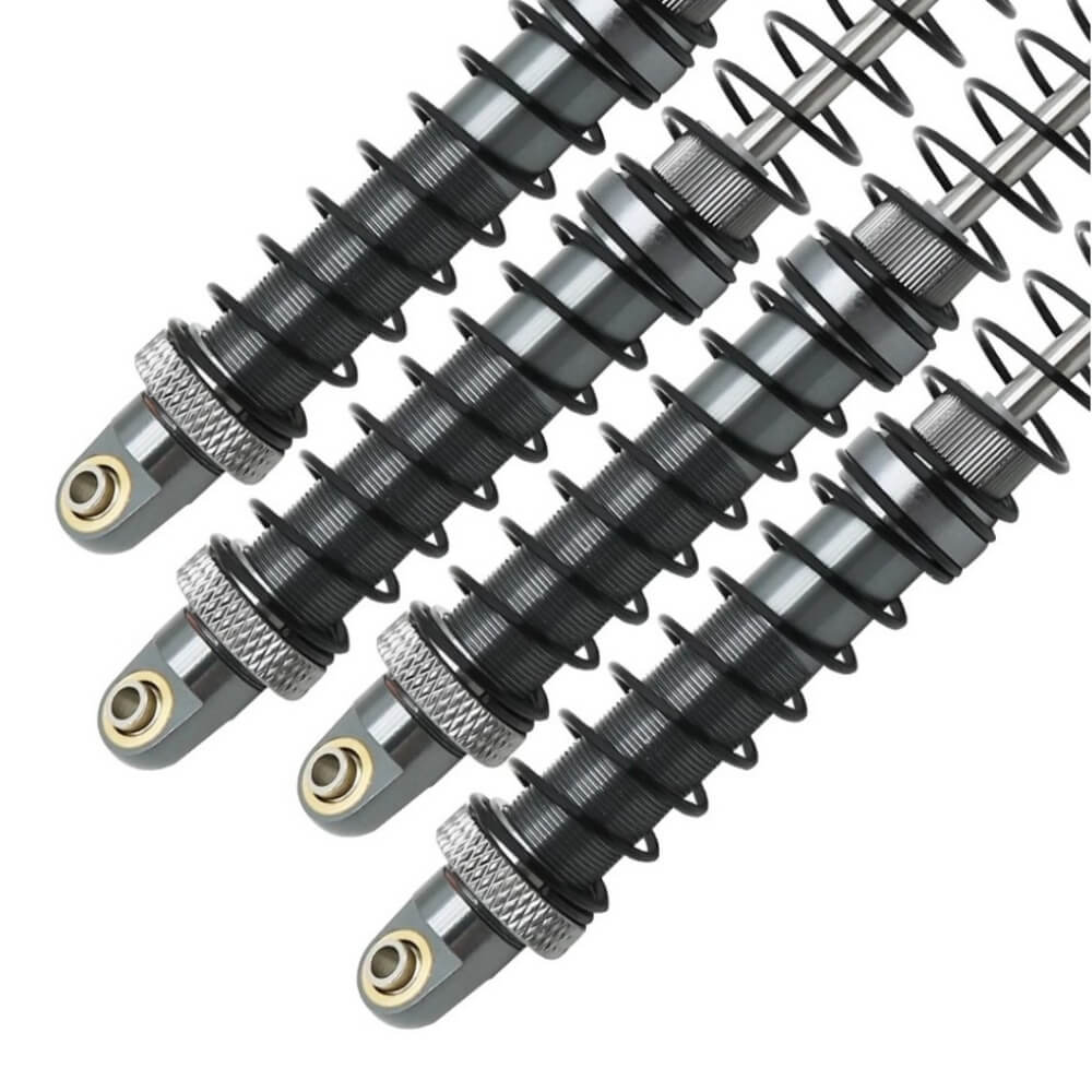 4x RC Rock Crawler Metal Titanium Colour Shock Absorbers