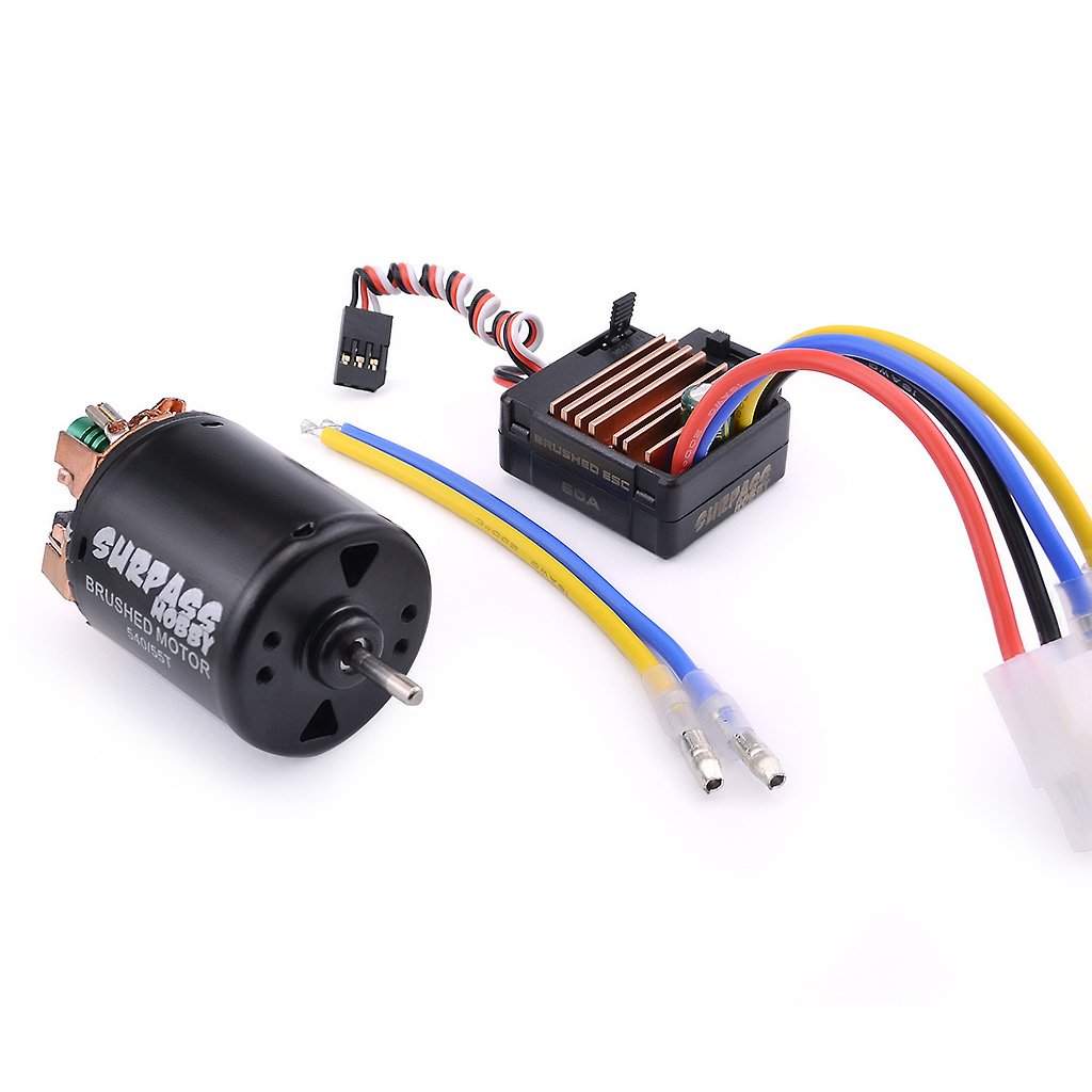 Surpass Hobby 540 Brushed Motor + 60A ESC-