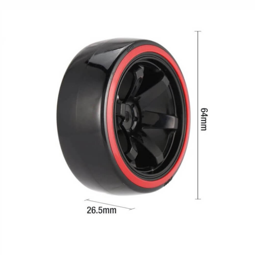 Hard Plastic Drifting Wheels for 1/10 RC Cars