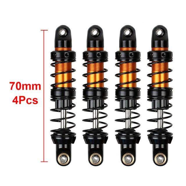 4pcs RC Rock Crawler Metal Shock Absorbers-
