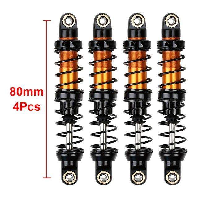 4pcs RC Rock Crawler Metal Shock Absorbers-