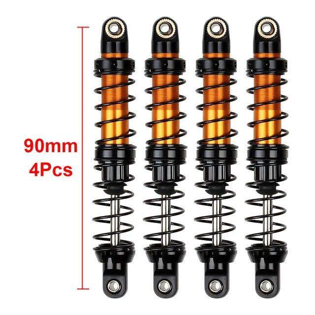 4pcs RC Rock Crawler Metal Shock Absorbers-