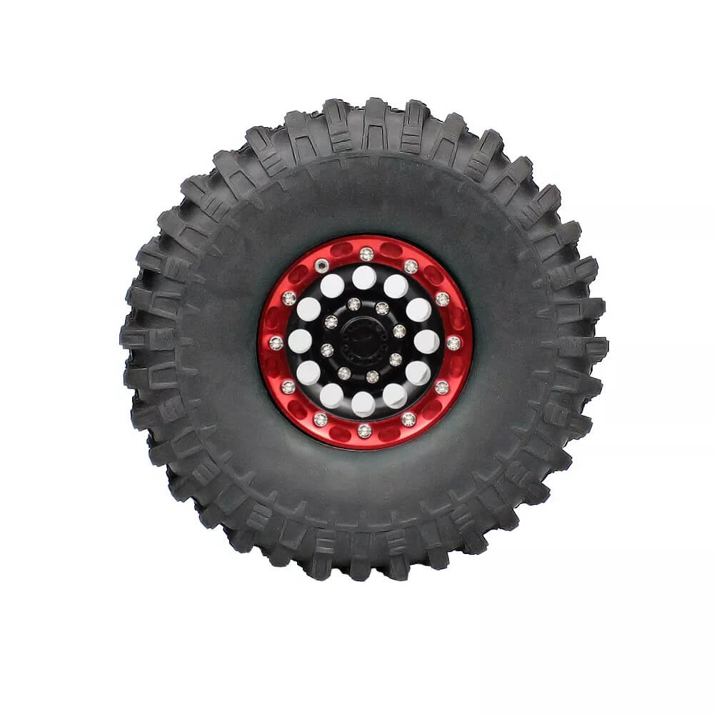 Aluminum Alloy 1.9" Beadlock Rims Pair for 1/10 RC Rock Crawler