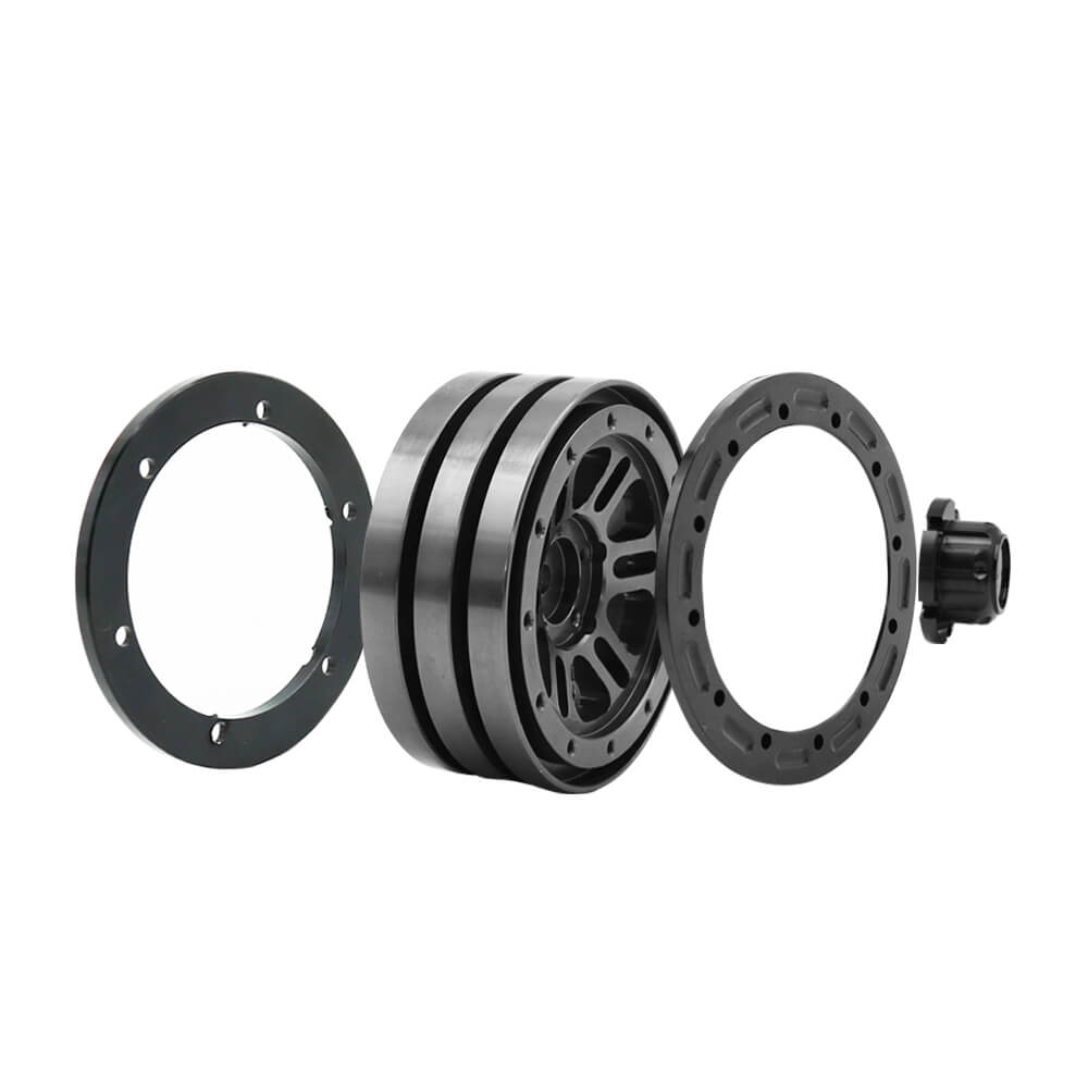 MONARA Beadlock 1.9" Rim & Tires for 1/10 RC Rock Crawler