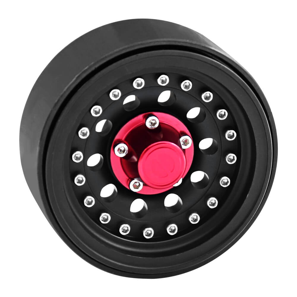 Metal Beadlock Wheel 1.9" Rims Pair for 1/10 RC Crawler