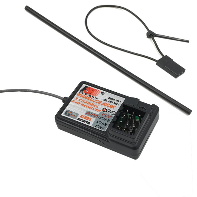 Flysky FS-GR3E 2.4G 3 Channel Receiver with Fail-safe