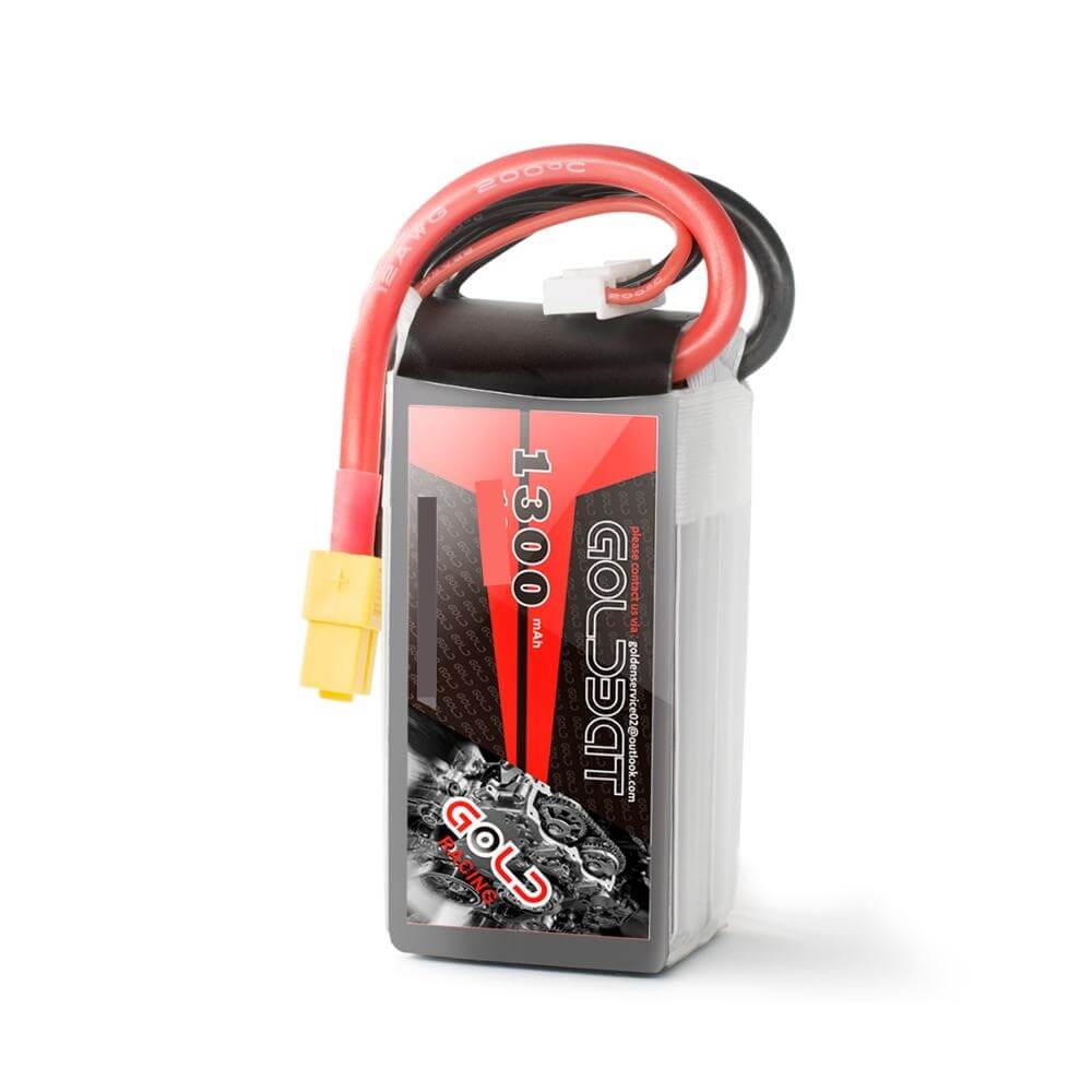 GoldBat 1300mAh 3S 11.1v 120C LiPo RC Battery