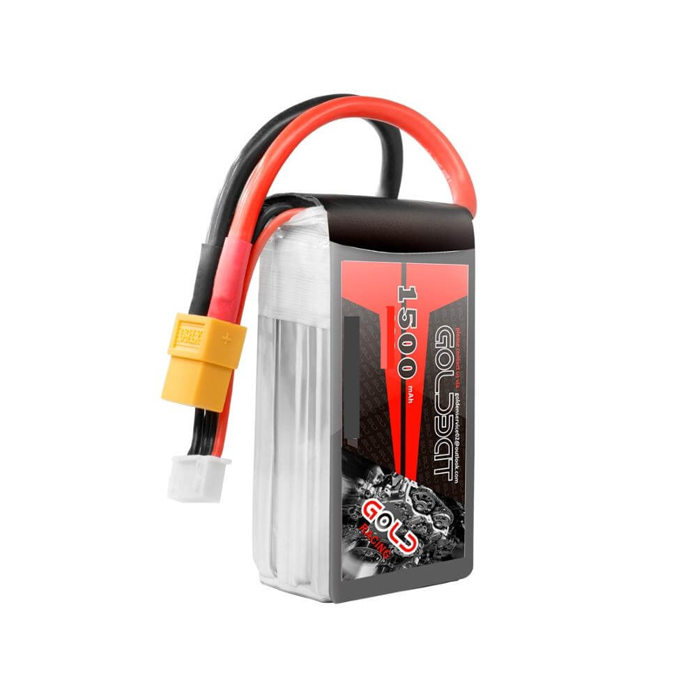 GoldBat 1500mAh 2S 7.4v 35C LiPo RC Battery