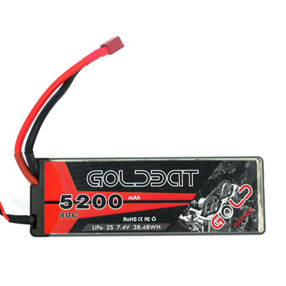 GoldBat 5200mAh 2S 7.4v 80C LiPo RC Battery