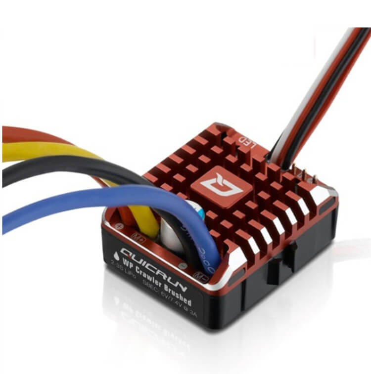 HobbyWing QuicRun WP 1080 Brushed 80A ESC with Programming Card