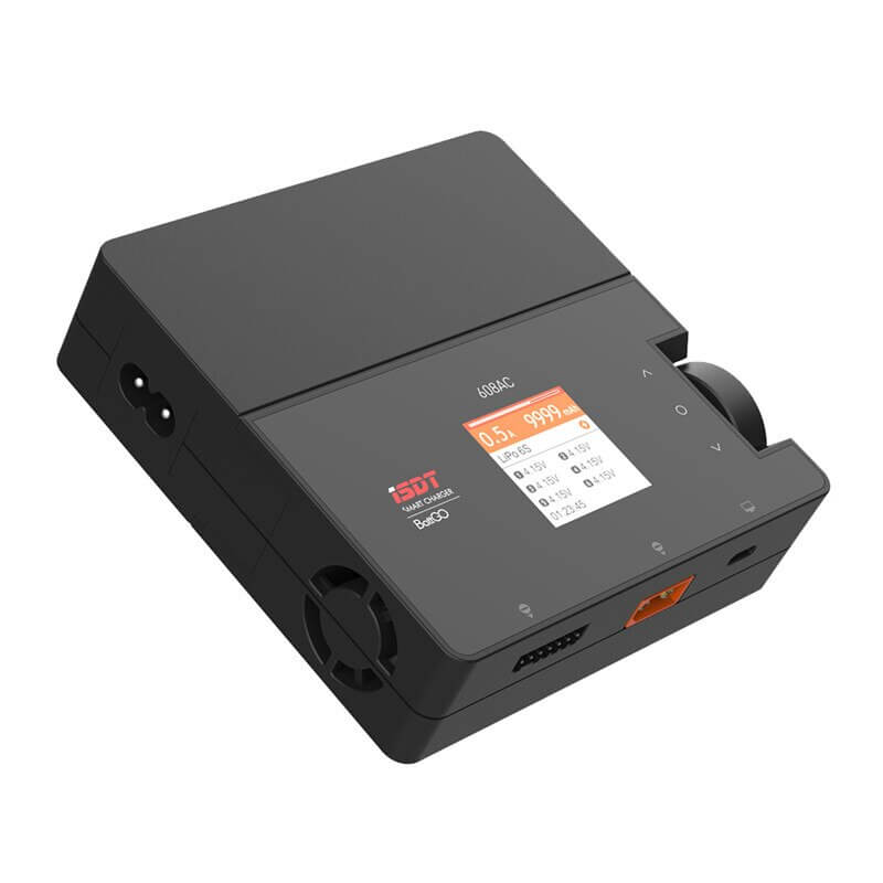 ISDT 608AC AC 60W DC 200W 8A BattGo Smart Battery Charger Discharger