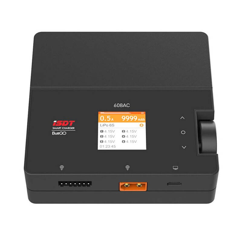 ISDT 608AC AC 60W DC 200W 8A BattGo Smart Battery Charger Discharger
