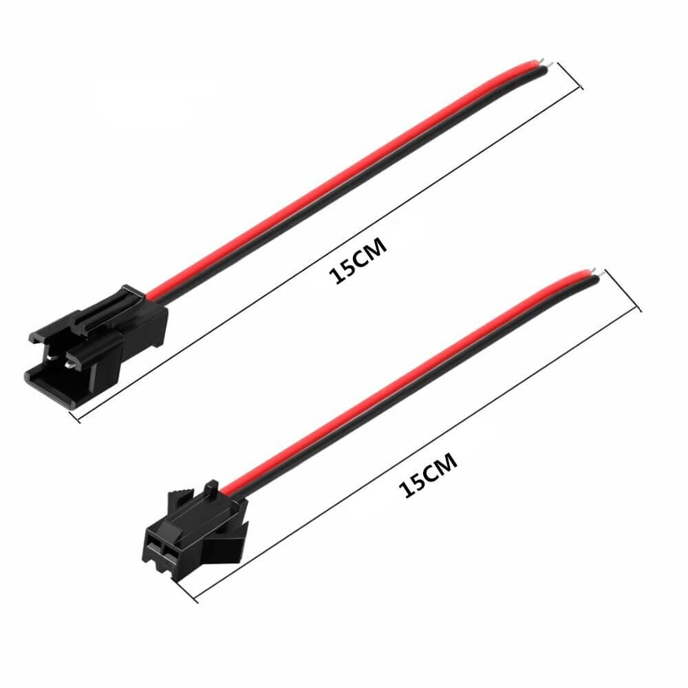 JST SM 2 Pins Connector Plug Pair