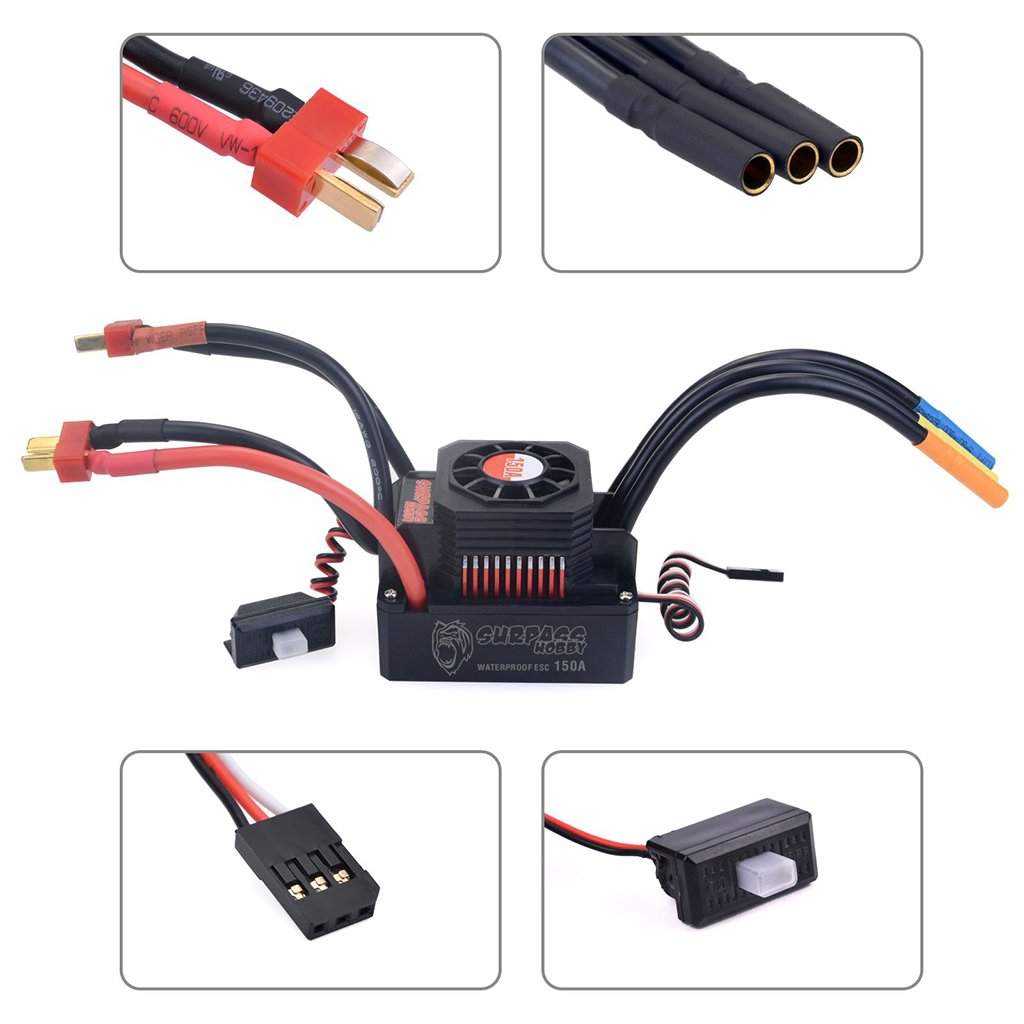 Surpass Hobby Waterproof Brushless 150A ESC-