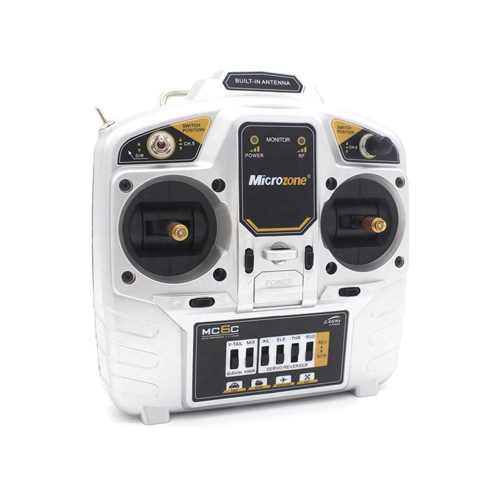 Microzone MC6C 2.4G 6CH Transmitter with Receiver
