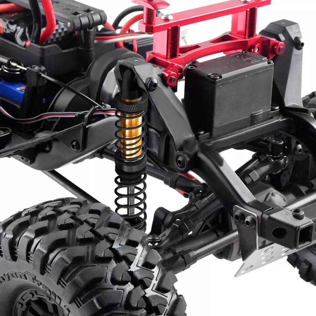 4x RC Rock Crawler Metal Gold Colour Shock Absorbers