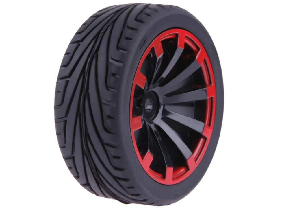 4Pcs Flat Racing Tires-