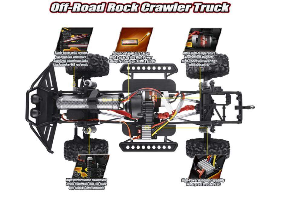 Remo Hobby 1:10 RC 4WD Rock Crawler-