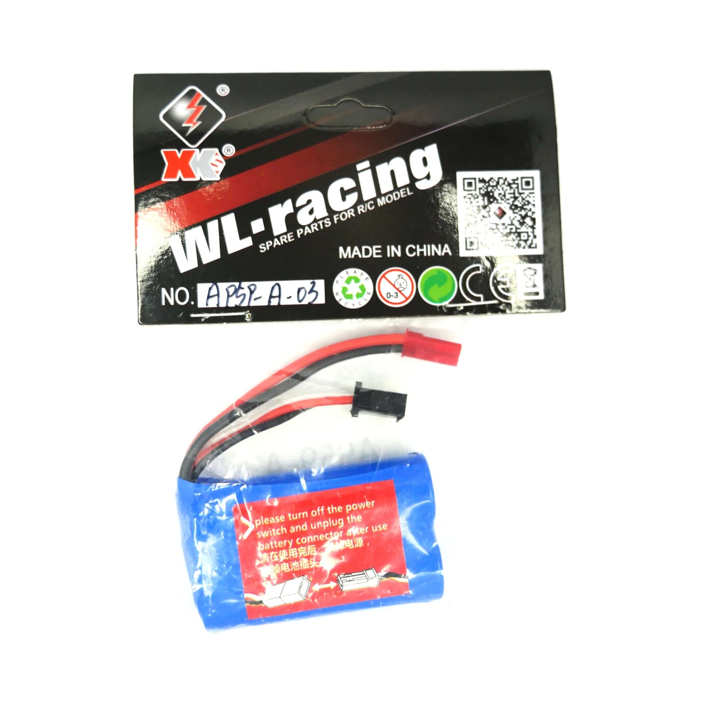 WLtoys 6.4v 750mAh Li-ion Battery