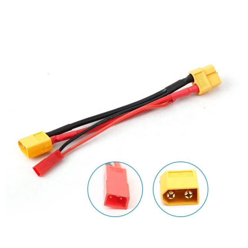 XT60 Female to Male XT60 & Male JST Splitter