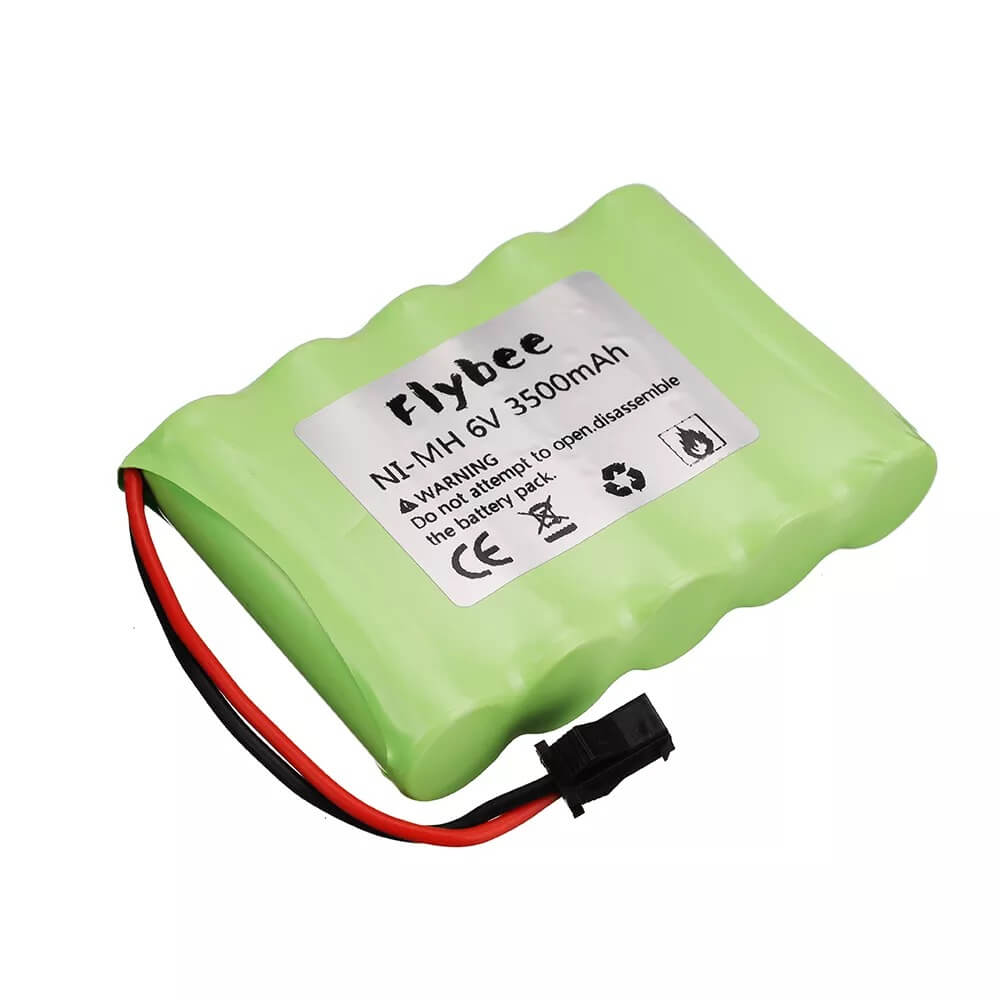 Flybee 3500mAh 6V Rechargeable NiMH Battery Pack