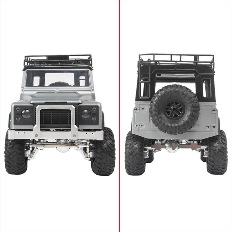 Aluminium Front & Rear Portal Axle Set for MN 1/12 RC Crawlers