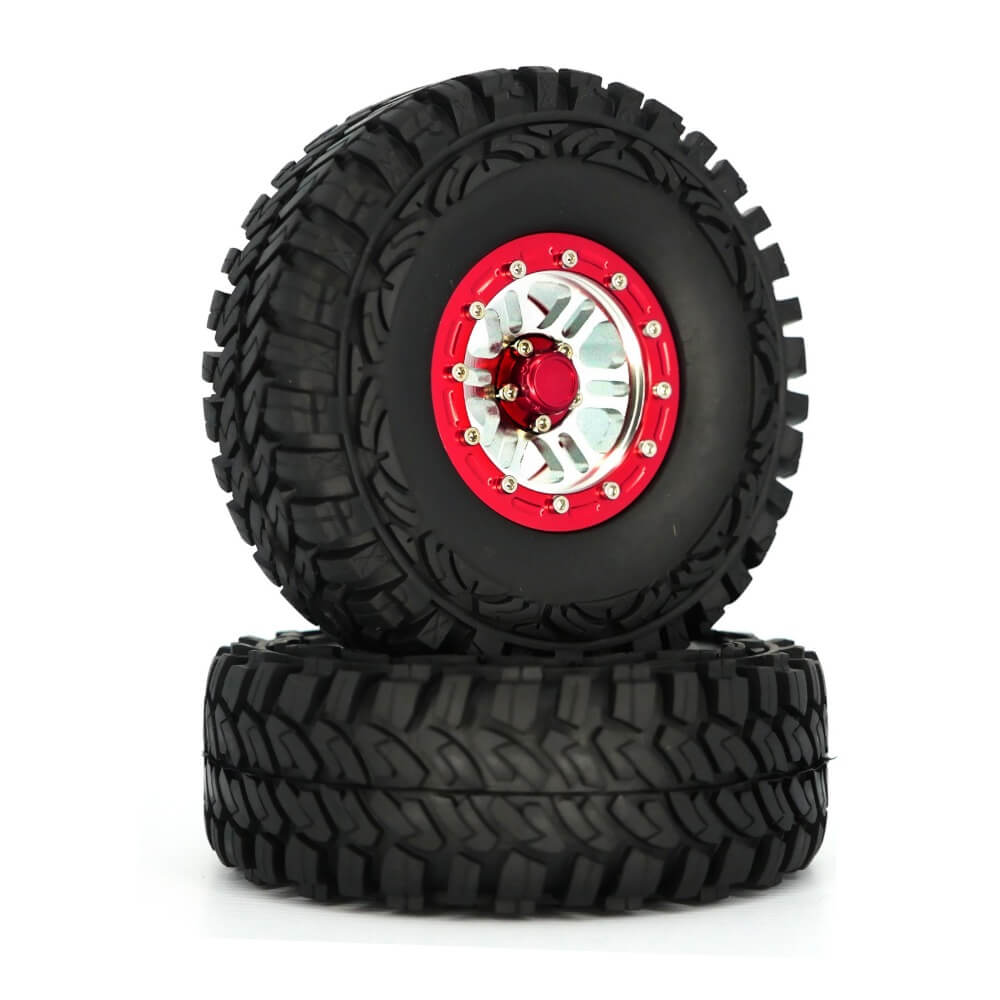 MONARA Beadlock 1.9" Rim & Tires for 1/10 RC Rock Crawler