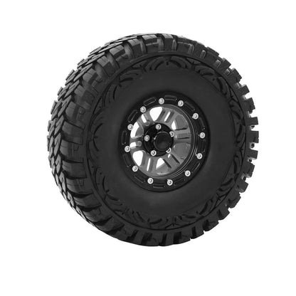 MONARA Beadlock 1.9" Rim & Tires for 1/10 RC Rock Crawler