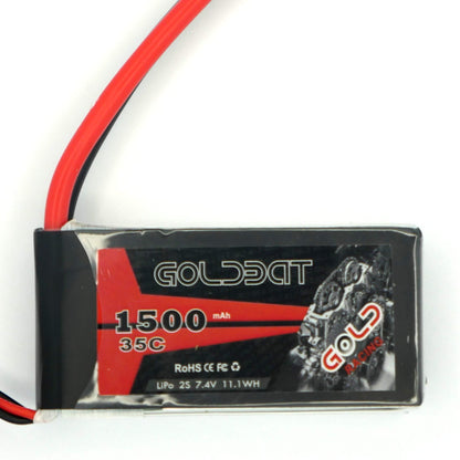 GoldBat 1500mAh 2S 7.4v 35C LiPo RC Battery