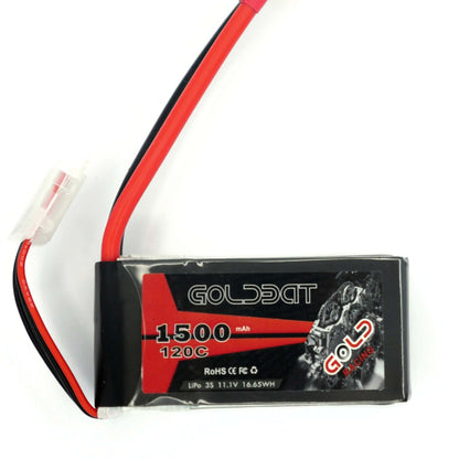 GoldBat 1500mAh 3S 11.1v 120C LiPo RC Battery