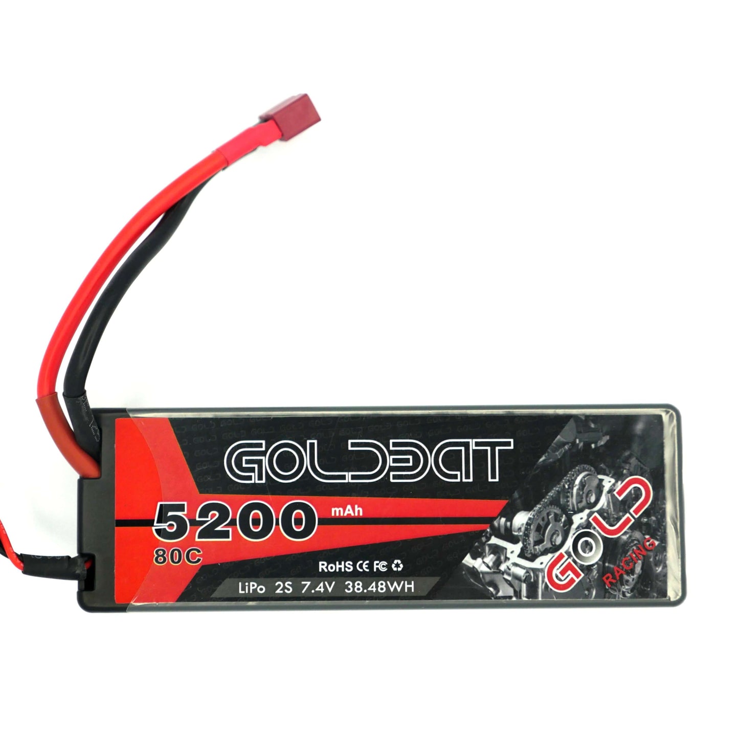 GoldBat 5200mAh 2S 7.4v 80C LiPo RC Battery