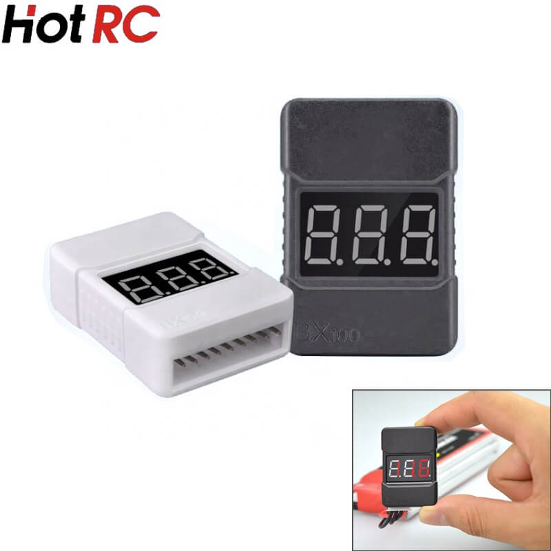 HotRC BX100 1-8S Lipo Battery Voltage Tester