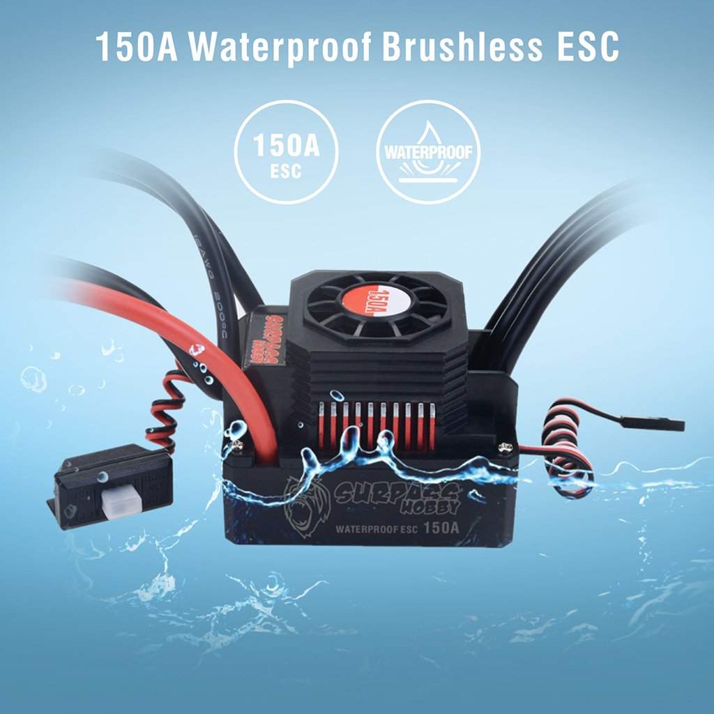 Surpass Hobby Waterproof Brushless 150A ESC-
