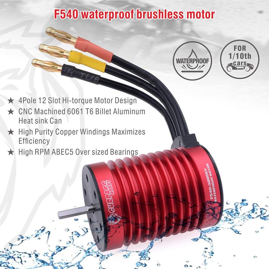 Surpass Hobby Waterproof F540 Brushless Motor-