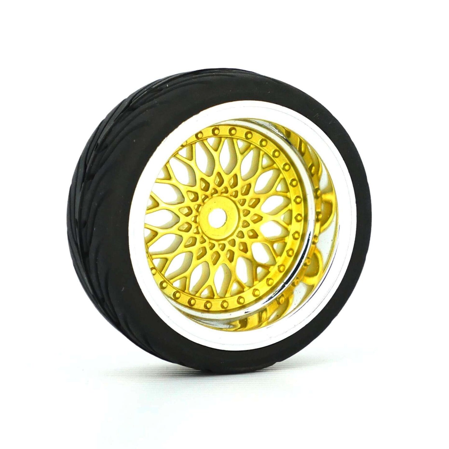 On road racing golden wheels for 1/10 RC Cars