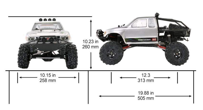 Remo Hobby 1:10 RC 4WD Rock Crawler-