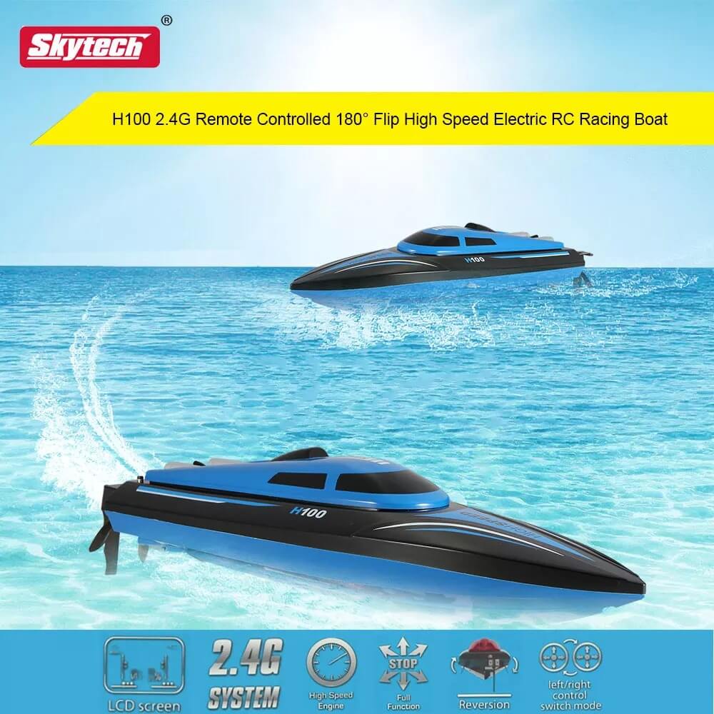 Skytech H100 2.4G 20Kmh Racing RC Boat | RC Box – RC Box Australia