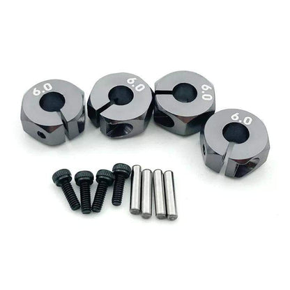 4pcs Aluminium 12mm Wheel Hex Nuts for 1/10 RC Cars-