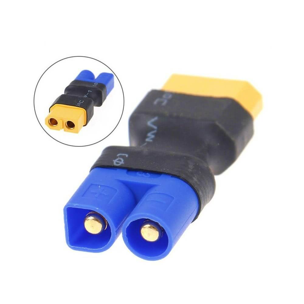 EC3 Male to XT60 Female Battery Plug Connector