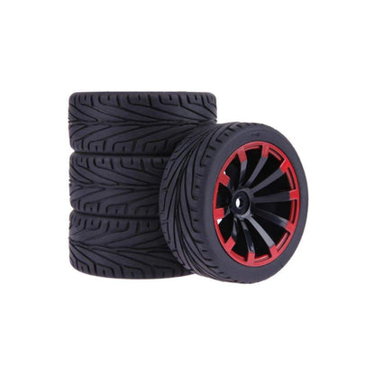 4Pcs Flat Racing Tires-